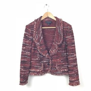 St. John Black Label Jacket Ribbon Tweed